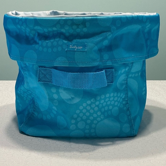 thirty-one Other - thirty-one Utility Bin Standup Tote Blue Dots